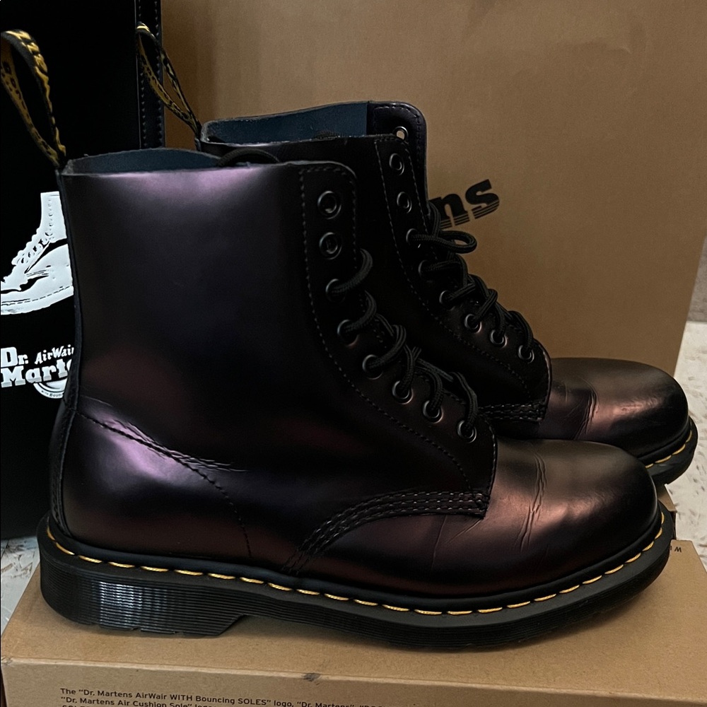 Dr. Martens  Red 1460 Boots